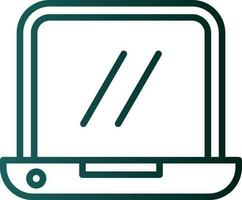 Laptop Vector Icon Design