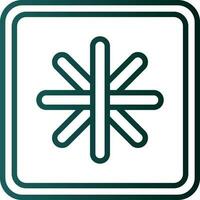 Asterisk Vector Icon Design