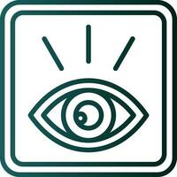 Eye Open Vector Icon Design