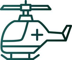 Air ambulance Vector Icon Design