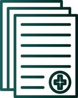 Medical report Vector Icon Design