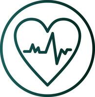 Heartbeat Vector Icon Design