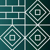 Tiles in Wales Vector Icon Design