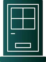 Front Door Vector Icon Design