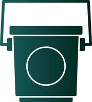 Bucket Vector Icon Design