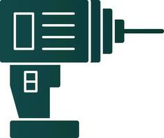 Drill Machine Vector Icon Design