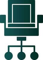 Office Chair Vector Icon Design