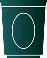 Dustbin Vector Icon Design