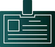 Identification card Vector Icon Design