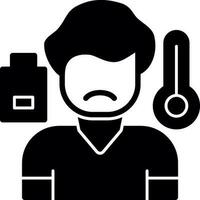 Sick boy Vector Icon Design