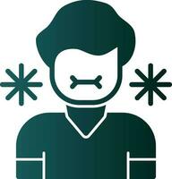 Sick Person Vector Icon Design