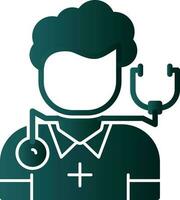 hombre médico vector icono diseño