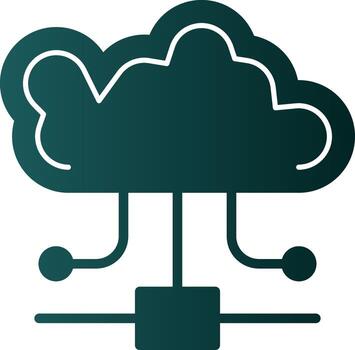 Cloud Computing Vector Icon Design