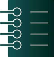 Notebook Vector Icon Design