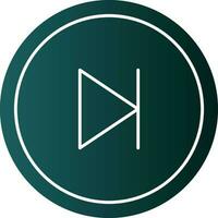 Skip Vector Icon Design