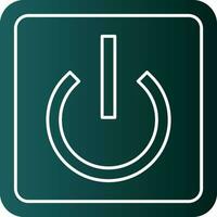 Power Button Off Vector Icon Design