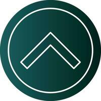 Chevron Up Vector Icon Design