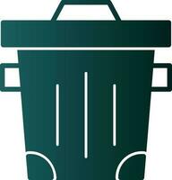 diseño de icono de vector de basura