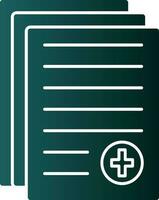 Medical report Vector Icon Design