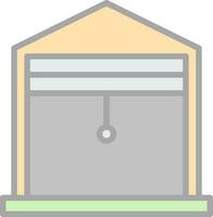 Garage Vector Icon Design
