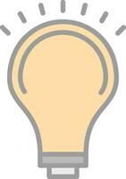 Light Bulb Vector Icon Design