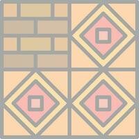 Tiles in Wales Vector Icon Design