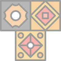 Multi Tiles Vector Icon Design