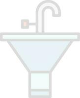 Bathroom Sink Vector Icon Design