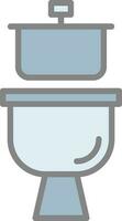 Toilet Vector Icon Design