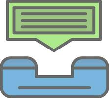 Help line Vector Icon Design