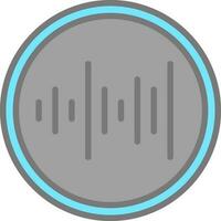 sonido olas vector icono diseño