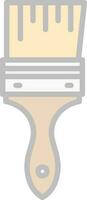 Paint brush Vector Icon Design