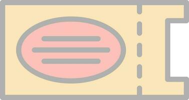 Ticket Vector Icon Design