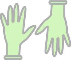 Gloves Vector Icon Design