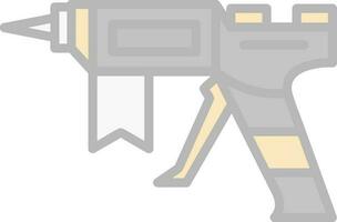 Glue gun Vector Icon Design