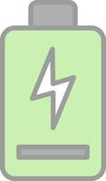 Battery charging Vector Icon Design