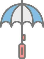 Umbrella Vector Icon Design