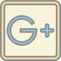 Google Plus Vector Icon Design
