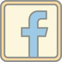 Facebook Logo Vector Icon Design