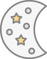 Moon Phase Vector Icon Design