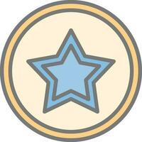 diseño de icono de vector de estrella