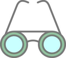 Glasses Vector Icon Design