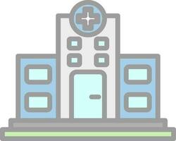 diseño de icono de vector de hospital