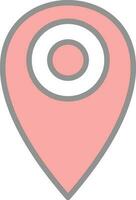 Pin point Vector Icon Design