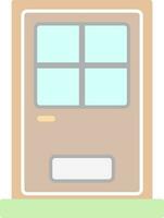 Front Door Vector Icon Design