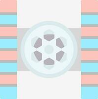 Film reel Vector Icon Design