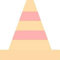 Traffic cone Vector Icon Design
