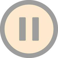 Pause Vector Icon Design