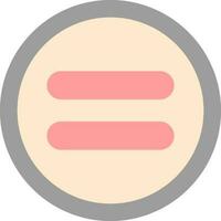 Equal Vector Icon Design