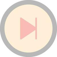 Skip Vector Icon Design